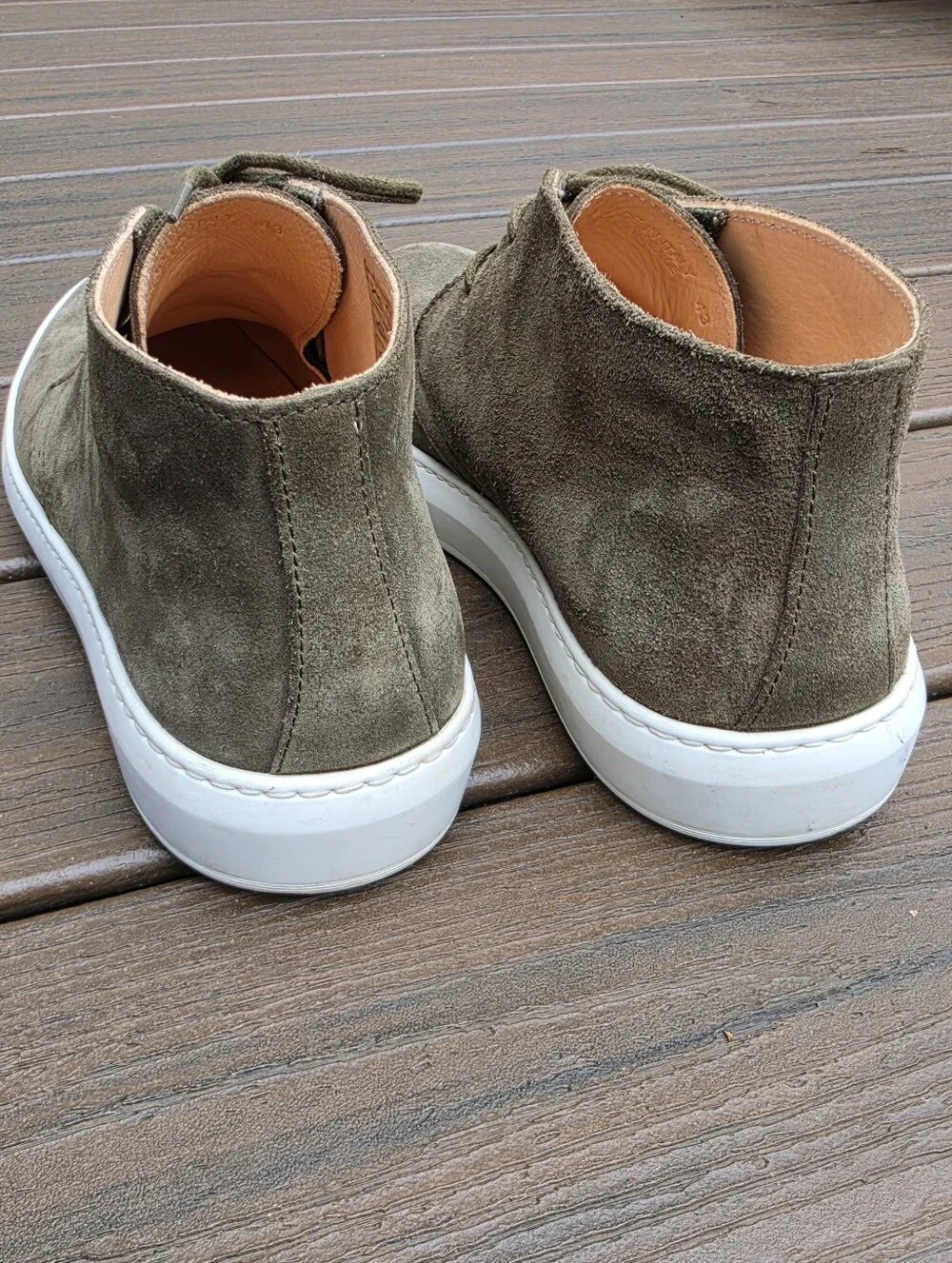 Astorflex Evoflex Olive Green Suede Chukka Sneaker Boots EU 43 / US 9.5-10